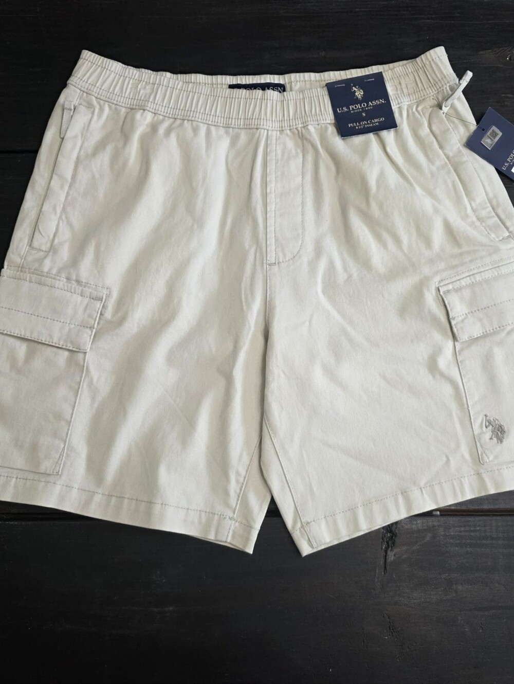U.S. Polo Assn. Men's Comfort Waist Cargo Shorts 11D796 Size Small